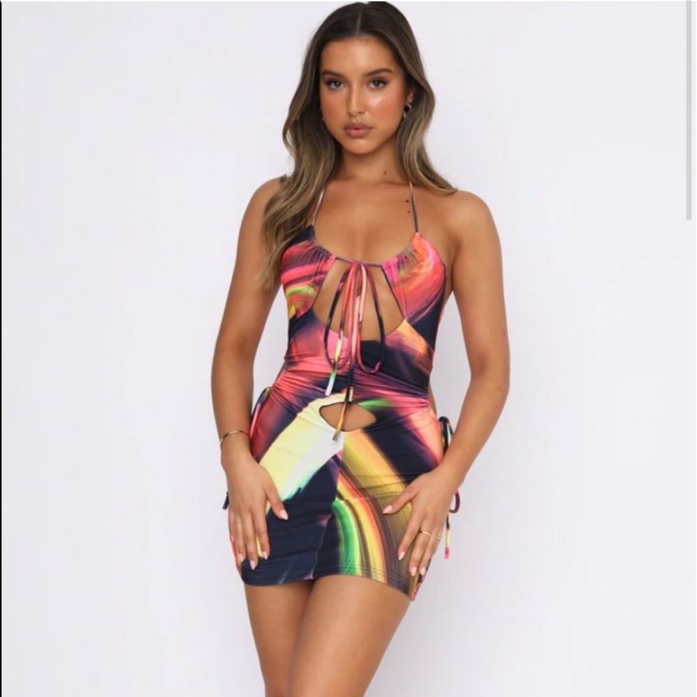 White Fox Worst Behavior Mini Dress